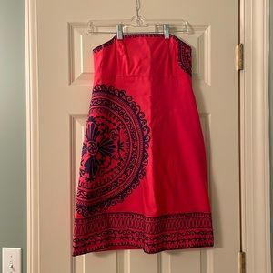 Lilly Pulitzer Size 4 Summer Strapless Dress
